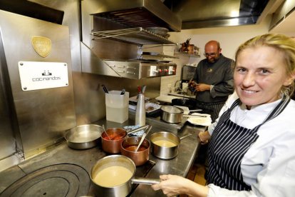 Yolanda León y Juanjo Pérez, de Cocinandos, en 2017. MARCIANO