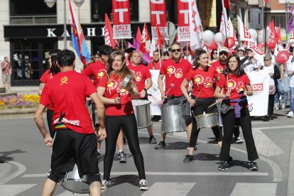 Manifestación del 1 de mayo en Ponferrada. L. DE LA MATA