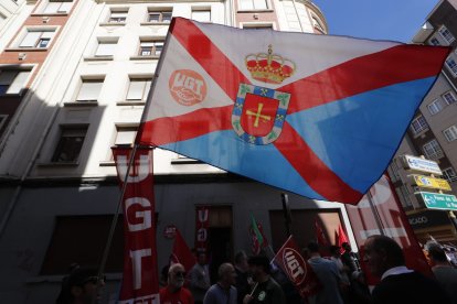 Manifestación del 1 de mayo en Ponferrada. L. DE LA MATA