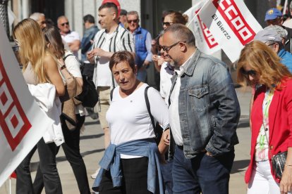 Manifestación del 1 de mayo en Ponferrada. L. DE LA MATA