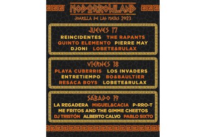 Cartel del Modorrowland. DL