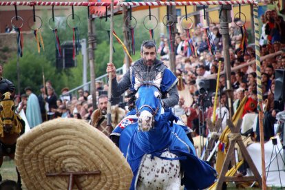 Hospital de Órbigo (León) regresa a la Edad Media para recrear las Justas del Passo Honroso. PEIO GARCÍA