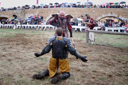 Hospital de Órbigo (León) regresa a la Edad Media para recrear las Justas del Passo Honroso. PEIO GARCÍA