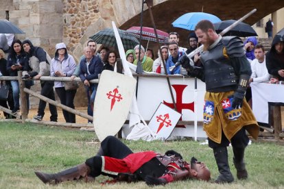 Hospital de Órbigo (León) regresa a la Edad Media para recrear las Justas del Passo Honroso. PEIO GARCÍA
