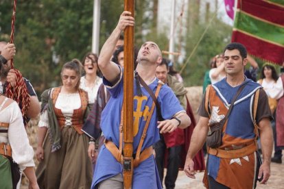 Hospital de Órbigo (León) regresa a la Edad Media para recrear las Justas del Passo Honroso. J. NOTARIO