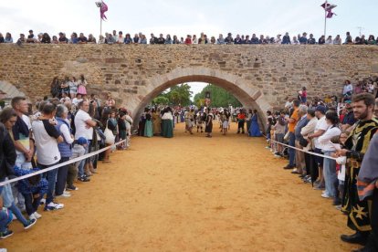 Hospital de Órbigo (León) regresa a la Edad Media para recrear las Justas del Passo Honroso. J. NOTARIO