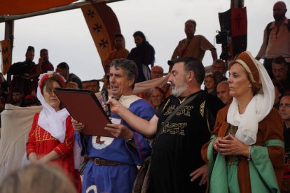 Hospital de Órbigo (León) regresa a la Edad Media para recrear las Justas del Passo Honroso. J. NOTARIO