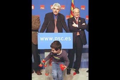 Maragall se sumó a la alegría socialista
