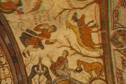 En el interior y en el exterior de San Isidoro y en el Panteón Real hay representaciones de animales extraños, que algunos asocian con el antiguo Egipto. JULIÁN DÍAZ