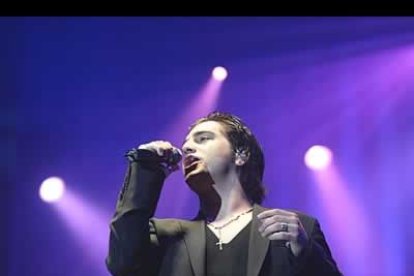 El cántabro se mostró en todo, en todo momento, entregado a su público.