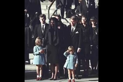 Funeral en Washington tres días después del asesinato.