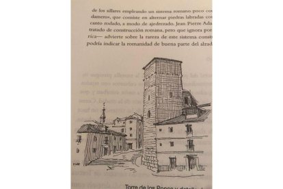 Torreón de los Ponce, en los que se empleó en el lateral un sistema romano poco común, el llamado ‘aparejo en damero. MIGUEL SOBRINO