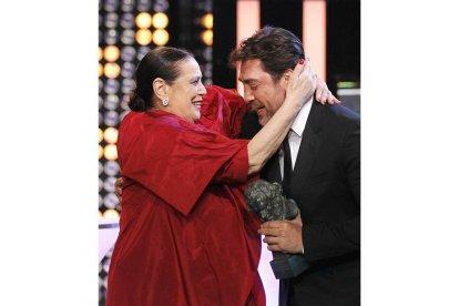 Terele Pávez y Javier Bardem.