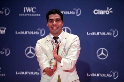 El nadador brasileño Daniel Dias, mejor deportista paralímpico del 2012. Antonio Lacerda | EFE