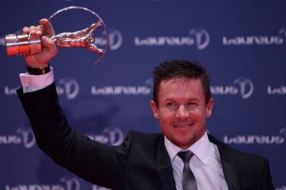 El austriaco Felix Baumgartner, mejor deportista de acción. Antonio Lacerda | EFE