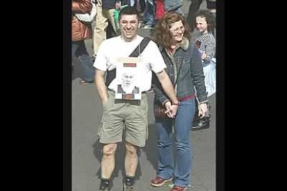 Pese a las circunstancias, la alegría era palpable en la manifestación.
