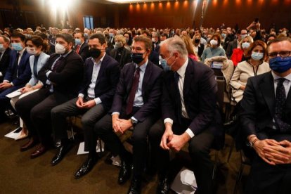 Encuentro de la Junta Directiva del PP, hoy en Madrid. EFE