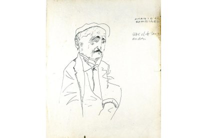 Amable Arias se aficionó a retratar a sus paisanos.
