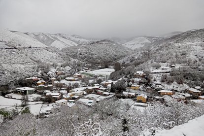 Imagen de la nevada en Balboa. DL