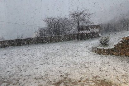 La nevada, en Paradilla de Gordón. DL