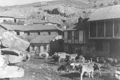 A mediados de los 90, el pueblo vacío era un gran establo. MICH