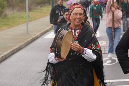 Ofrenda de los ayuntamientos del voto a La Virgen del Camino. J. NOTARIO