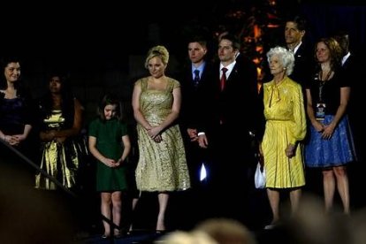 Las caras de las familias de los candidatos republicanos lo dicen todo: la fiesta estaba muy lejos, en Chicago.