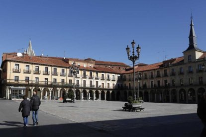 La Plaza Mayor de León. FERNANDO OTERO PERANDONES