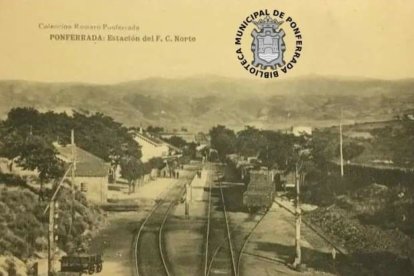 Postal de principios de siglo XX. BIBLIOTECA MUNICIPAL
