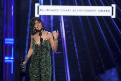 La actuación de Rihanna, entre las más comentadas en las redes. Chris Pizzello | AP