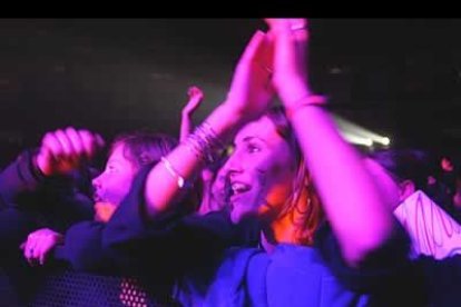 El concierto se conviertió en uan fiesta.