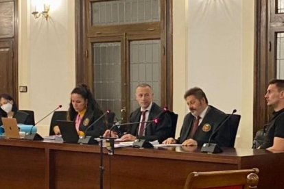 Un momento de la vista de esta mañana. MÁZ