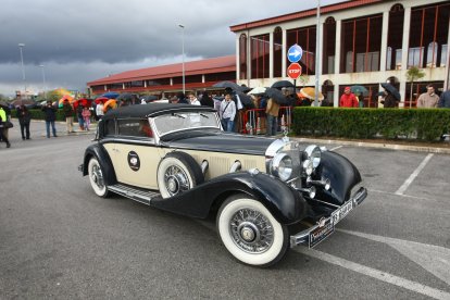 Imágenes del Rally Protagonistas del año 2008, frente al Museo del Ferrocarril de Ponferrada. L. DE LA MATA