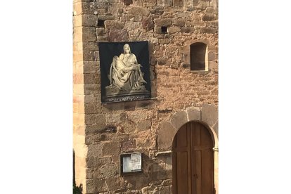 Detalle de La Piedad de Miguel Ángel. DL
