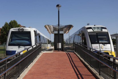 Tramo de lal FEVE entre la estación de La Asunción, Las Ventas y San Mamés. FERNANDO OTERO