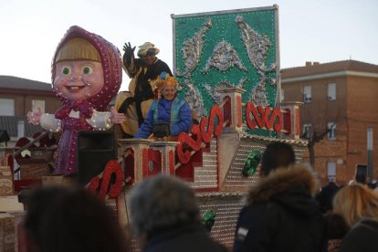 Cabalgata de los Reyes Magos en Trobajo del Camino. FERNANDO OTERO