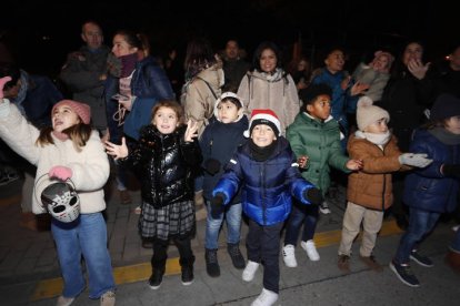 Fotografía de la cabalgata de los Reyes Magos en Ponferrada. LUIS DE LA MATA