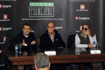 Rueda de prensa de la presentación de la obra de teatro 