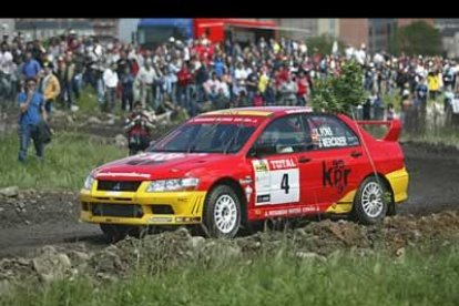 En la imagen, el vehículo de Pons, que llegó en segundo lugar.