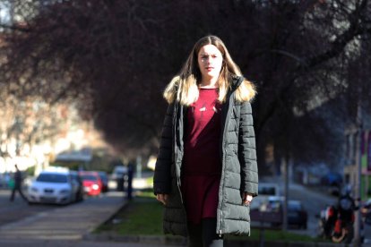 La ponferradina Ainoa Prieto, afectada con cinco enfermedades raras. ANA F. BARREDO