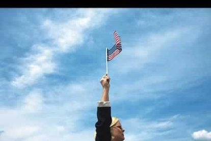 En la categoría de gente en las noticias, ganó esta foto tomada durante la campaña de reelección de George Bush.