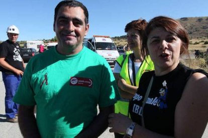 Javier Lago, el suplente de Pepe, e Isabel López. Foto: Norberto.