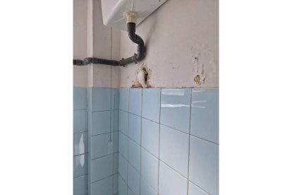 Mal estado del colegio Trepalio. DL