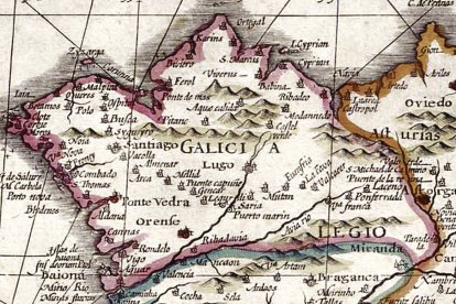 Detalle de Galicia, que incluye al Bierzo. DL