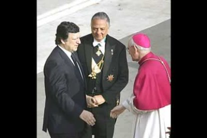 Llegada del Presidente de la Comisión Europea, Jose Manuel Barroso.