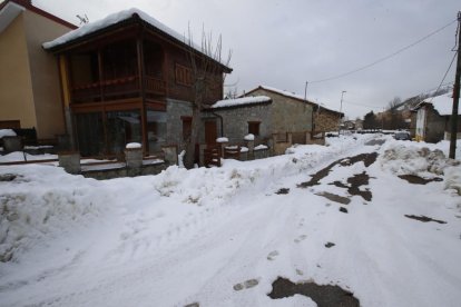 Estado que presenta esta mañana la Monaña de Riaño. RAMIRO