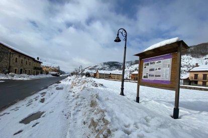 Estado que presenta esta mañana la Monaña de Riaño. RAMIRO