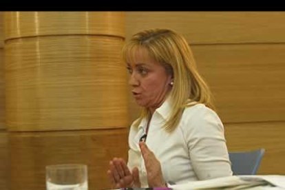 La consejera de Economía aseguró que de los 83.000 millones de pesetas invertidos en las cuencas minetas, 71.000 están en León.