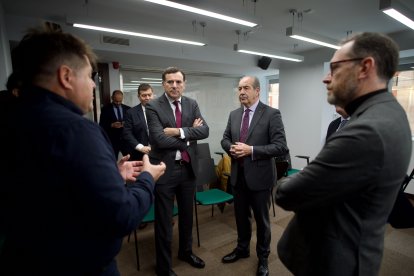 El monte de Viforcos, en Santa Colomba de Somoza, será reforestado. CAJA RURAL