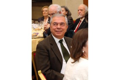 El tradicional Cocido Maragato de la Casa de León en Madrid, con el que se rindió homenaje a los más veteranos de la institución. BENITO ORDÓÑEZ